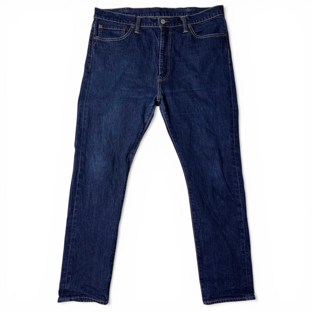 Levi's 510 Skinny Jeans Mens Actual Size 37x30 Blue Dark Wash Denim 05510-0691